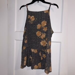 Maurices Black and Tan Patterned Top